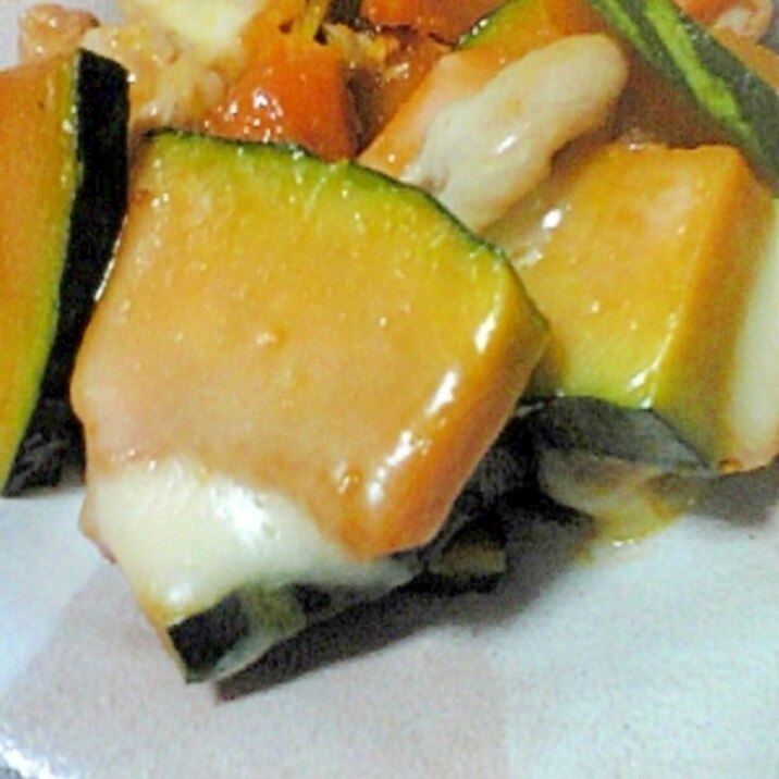 絶品 豚肉とかぼちゃのチーズのせ炒め レシピ 作り方 By Kao52 楽天レシピ